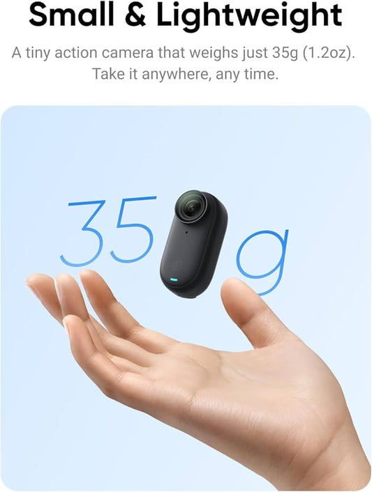 Mini Body Camera, Wearable Action Body Cam, Thumb Size Hands Free Recording Body Worn Camera, Premium Portable Camcorder Mount Anywhere for Work, Travel, Pet Walking