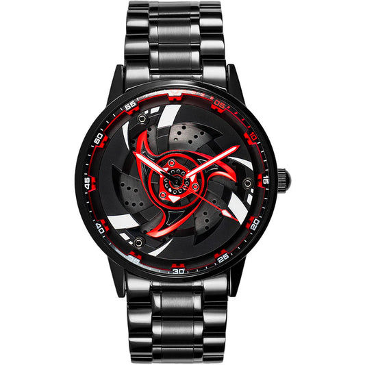 **The Itachi Timepiece: Naruto Inspired Black Steel Watch - Limited Edition** I chose these options because they include the key elements: * **The Character (Itachi):